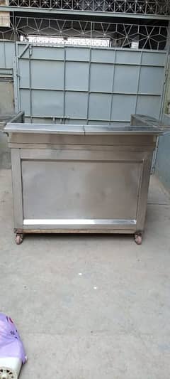 Pure SS counter with wheel frame