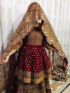 bridal lehnga and maxi.