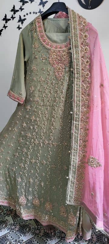 bridal lehnga and maxi. 2