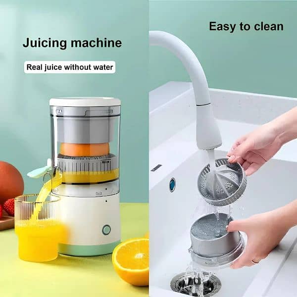 Electric Citrus Juicer Portable Electric Orange Lemon Juicer 4