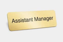 urgent hiring female assistant manager required