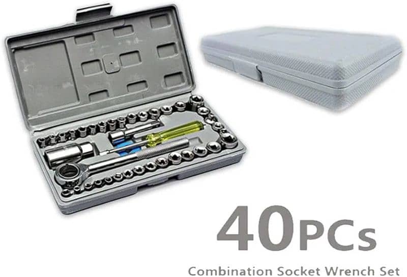 Socket Combination Toolkit 40 pcs 2