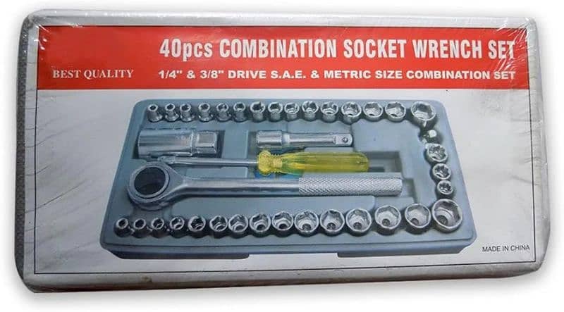 Socket Combination Toolkit 40 pcs 3