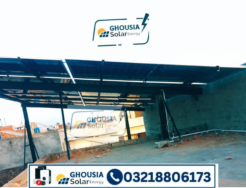 10kva solar system on grid , 10KW solar Solution Gadar structure 6