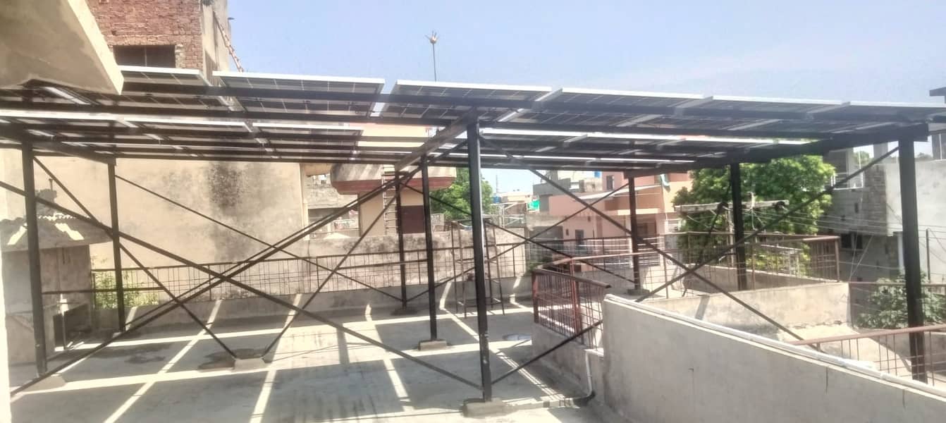 10kva solar system on grid , 10KW solar Solution Gadar structure 16