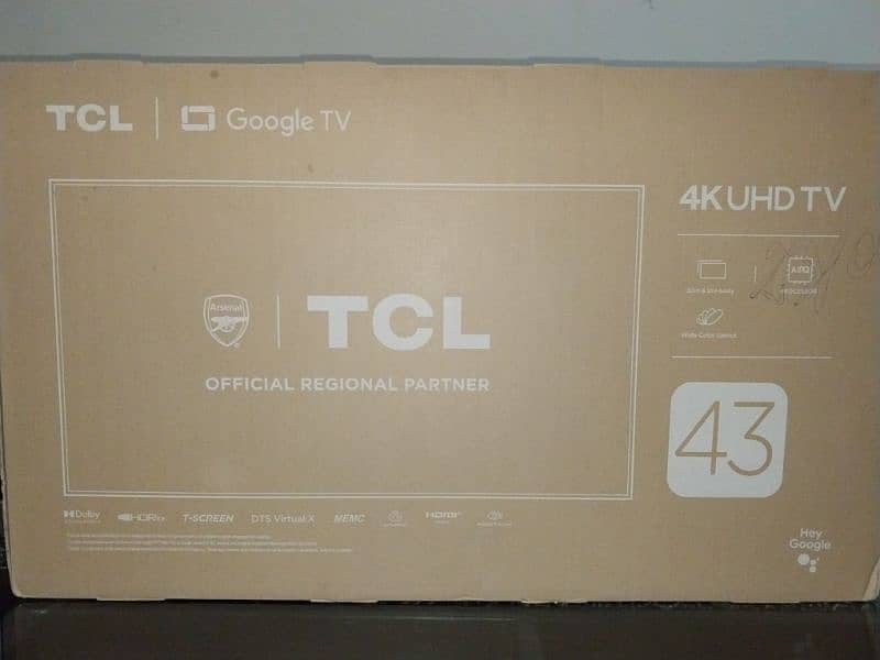 43" TCL , LED Brand New 1