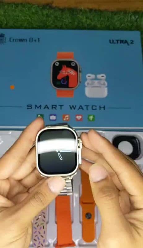 Crown 8+1 Smart Watch With Airpords 2