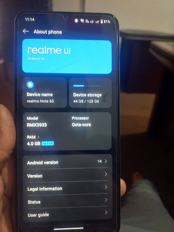 realme note 60 5