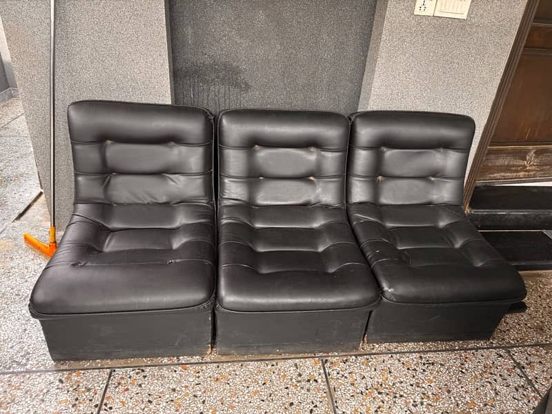 Leather Single Seater Sofa 0