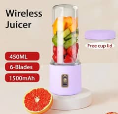 Hilton 450ml Portable Electric Juicer