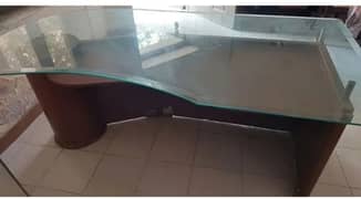 Executive table glass 12 mm