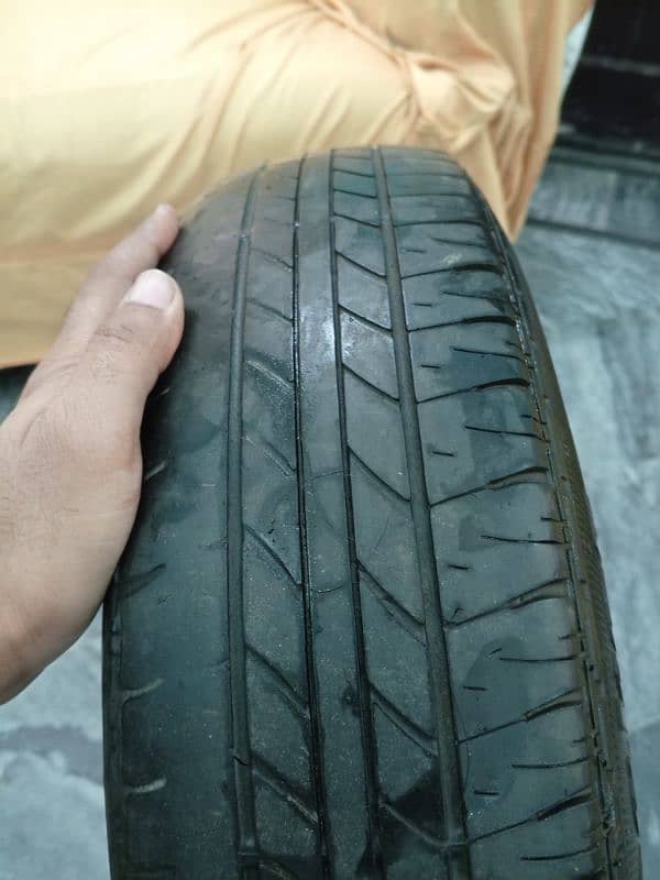 Bridgestone Tyre with Rim Size 155/80 R13 3