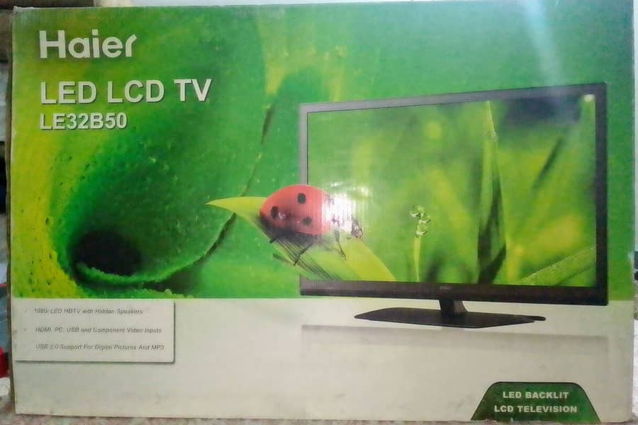 Haier Led tv 32 inches original full box in lush condition 3