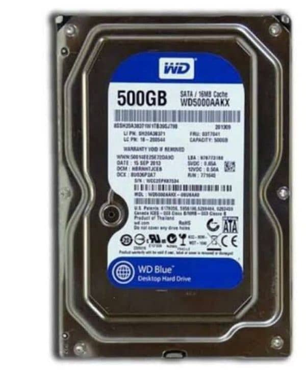 Western Digital 500GB hard drive 1