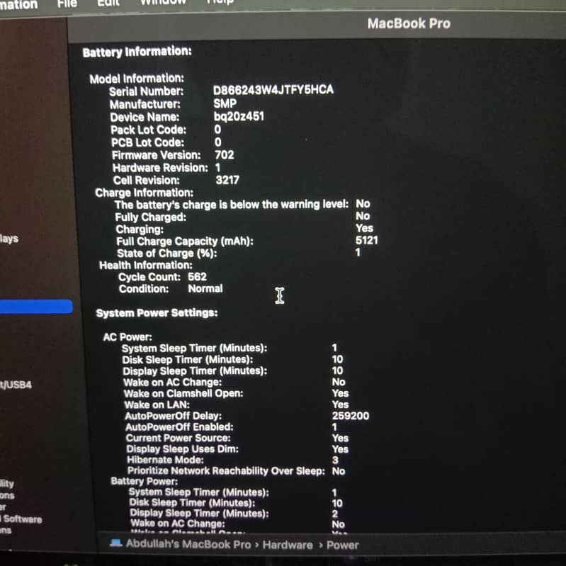 Macbook Pro 2015 16gb 6