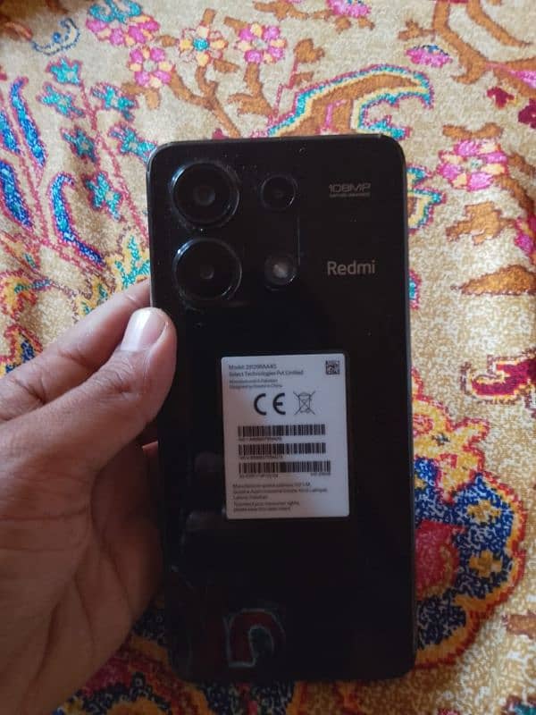 redmi note 13 Pta Approved 10/10 8/ 256 wD Out Box 5