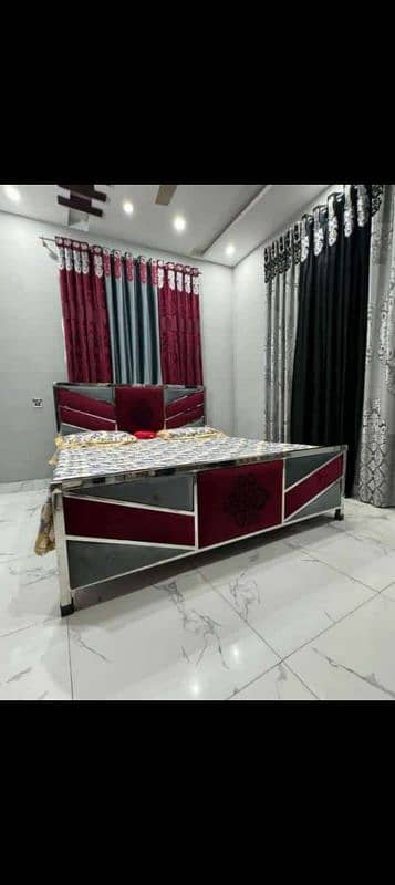 steel beds brand new good looking reasonable price 0