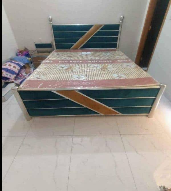 steel beds brand new good looking reasonable price 2