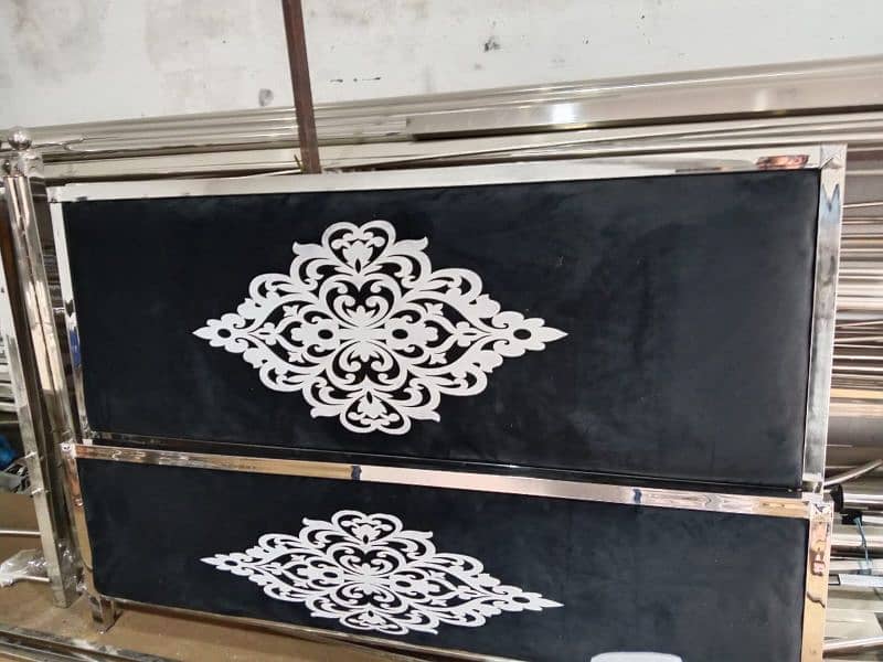 steel beds brand new good looking reasonable price 9