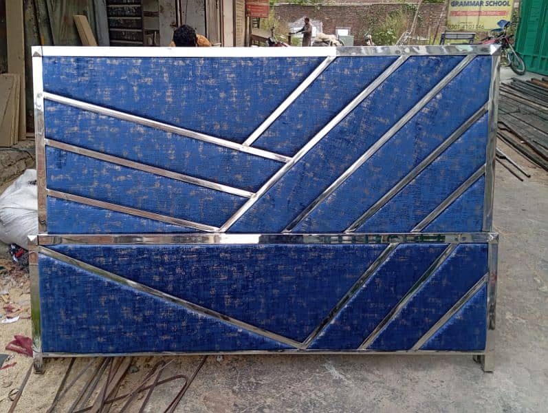 steel beds brand new good looking reasonable price 10