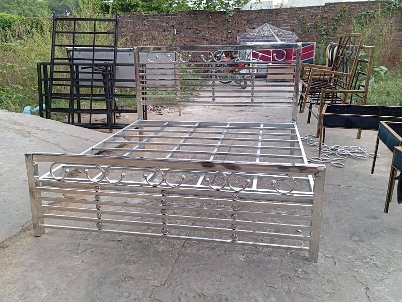 steel beds brand new good looking reasonable price 13