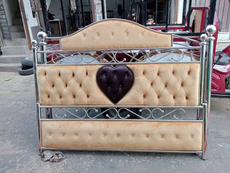 steel beds brand new good looking reasonable price 14