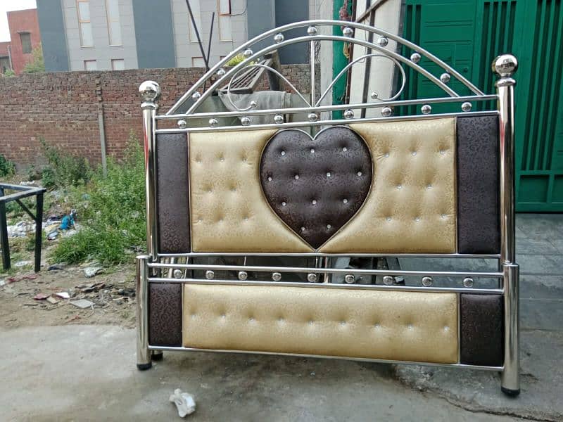 steel beds brand new good looking reasonable price 18