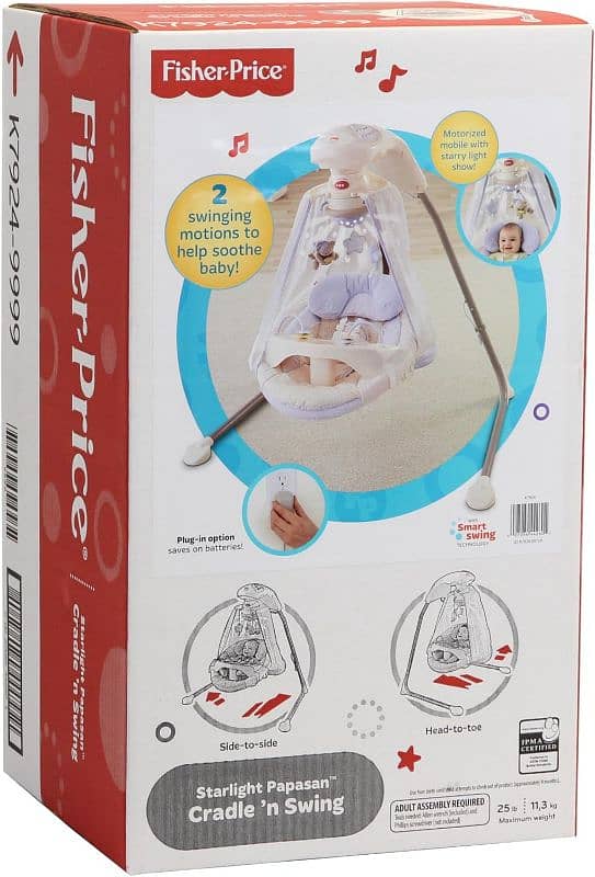 Fisher-Price Starlight Papasan Cradle Swing 3