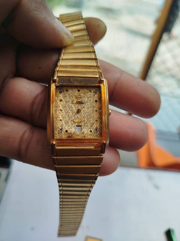 23 GOLD ELECTRO PLATED WATCH 0