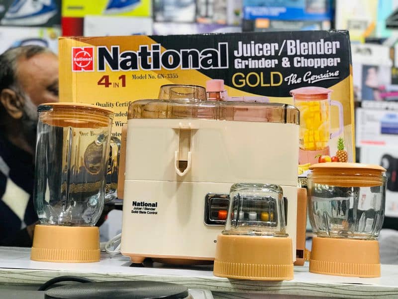 national exclusive chpper, juicer and blender 2