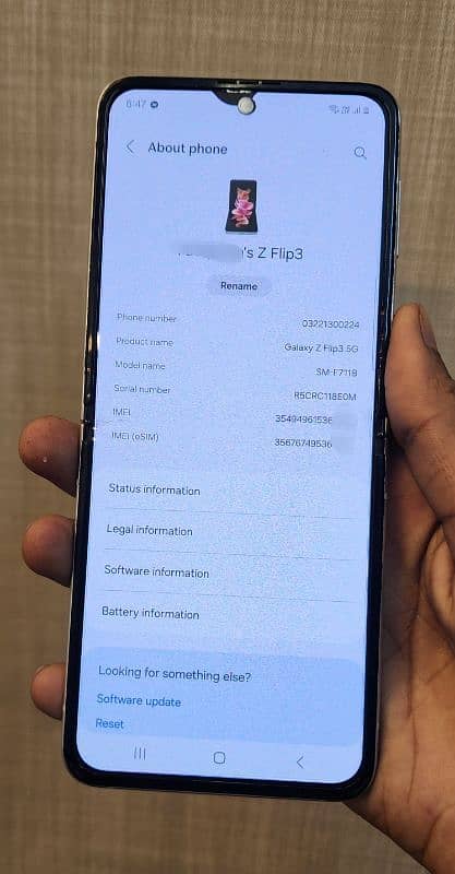 Samsung Z flip 3 Approved with box urgent sell 1