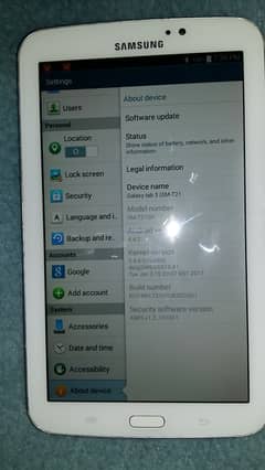 Samsung Galaxy tab 3 for sale or exchange 03271281230