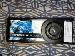 2gb MSI NVIDIA GeForce GTX 770  ( OC EDITION )