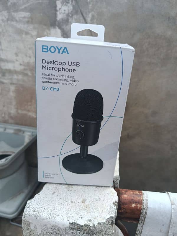 Boya BY-CM3 podcast microphone USB / Destop microphone 0