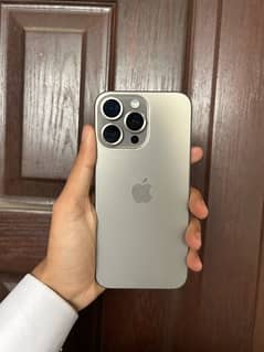 iPhone 15 pro max 256 gb non pta natural  titanium