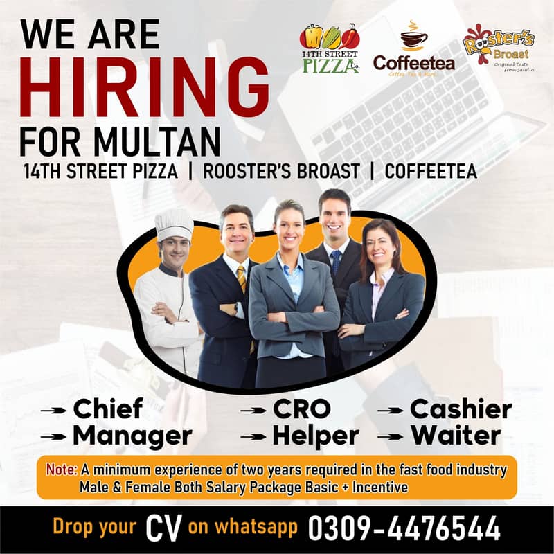 Multiple Restaurant Jobs Available 1