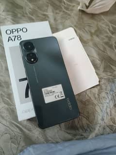 oppo a78 brand new not use good condition