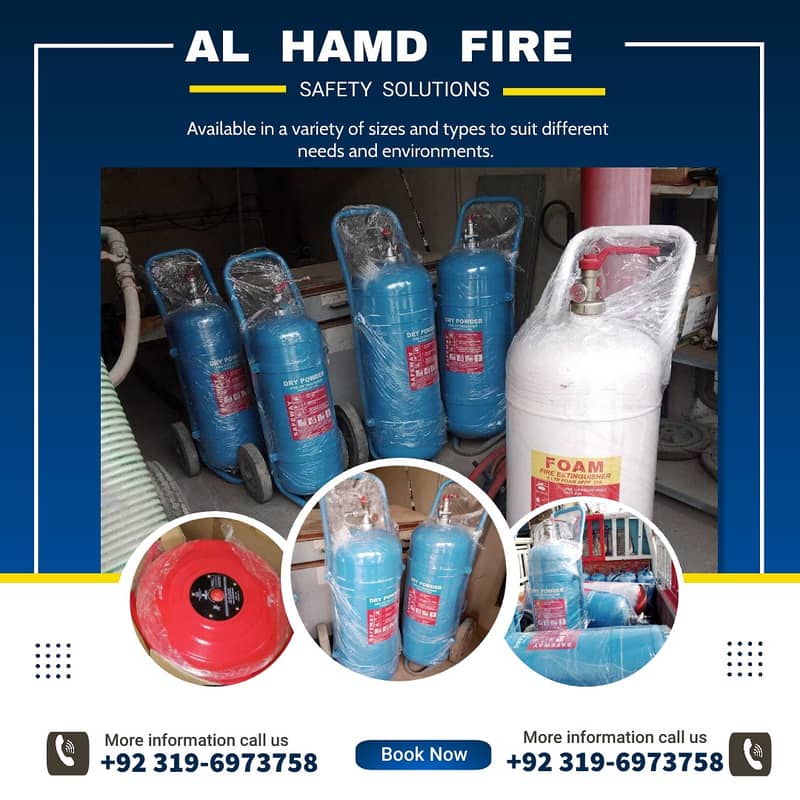 All types of fire extinguishers available 9