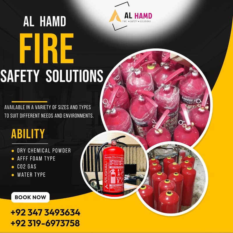 All types of fire extinguishers available 5