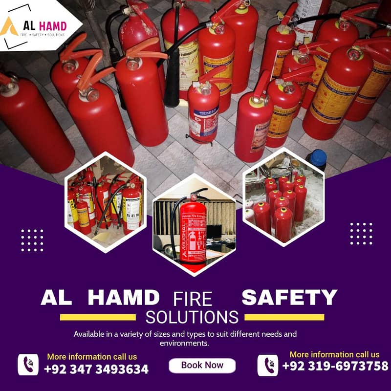 All types of fire extinguishers available 6