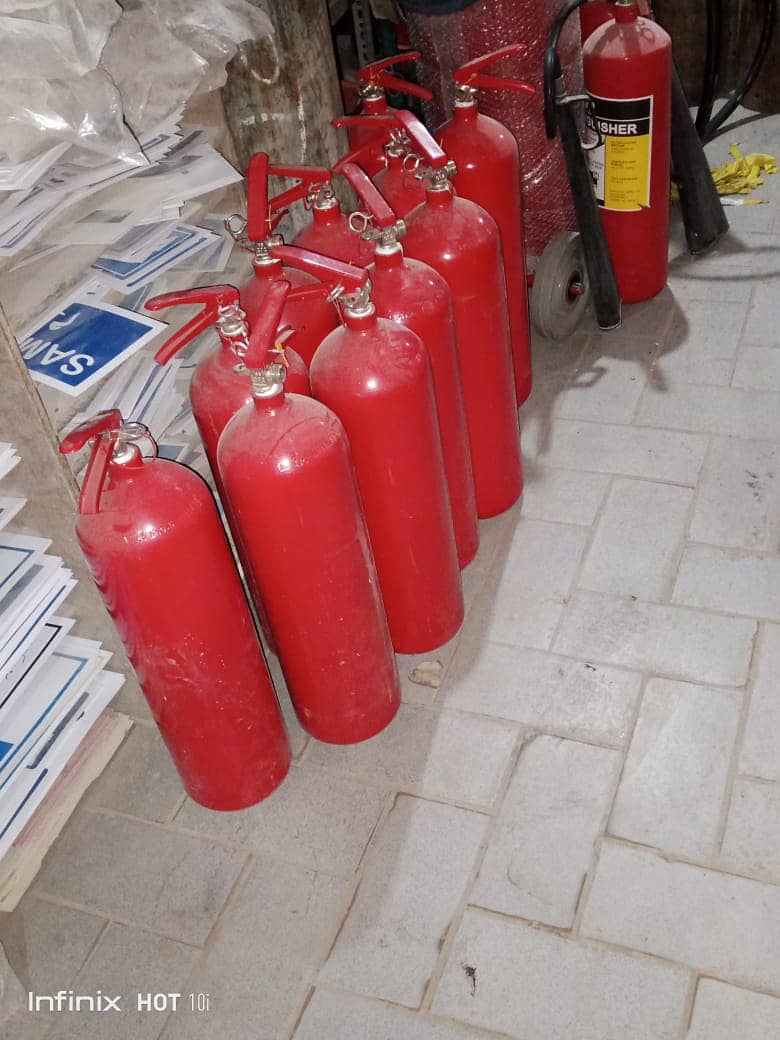 All types of fire extinguishers available 4