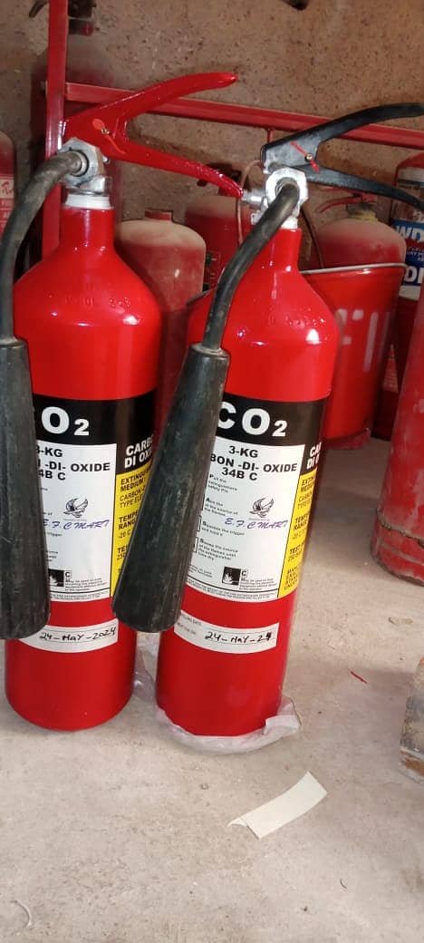 All types of fire extinguishers available 8