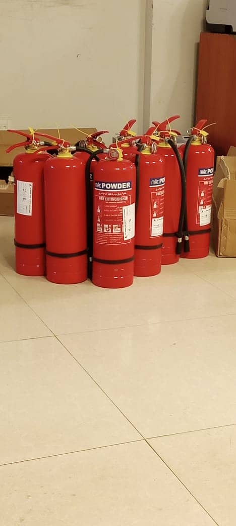 All types of fire extinguishers available 14