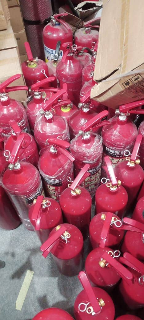 All types of fire extinguishers available 16