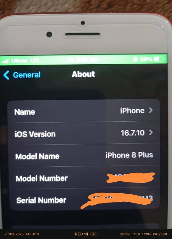 iphone 8 plus sim working 64 gb for urgent sale 5