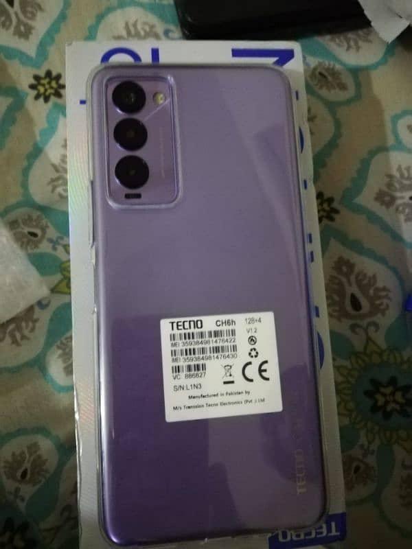 Tecno Cammon 18T All ok With Box 0