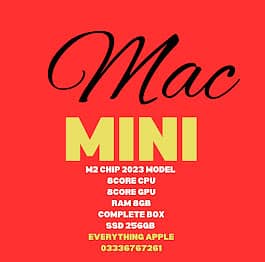 Apple Mac Mini M2 Chip 2023 Model Best For Development and Graphics 0