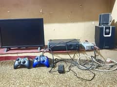 Led +xbox360+2 controller +audionic spikr