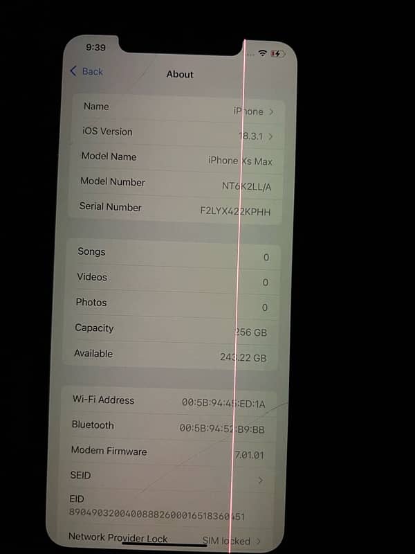 iphone xsmax 256gb 83% Bettrey 6