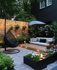 nterior decoration and landscaping